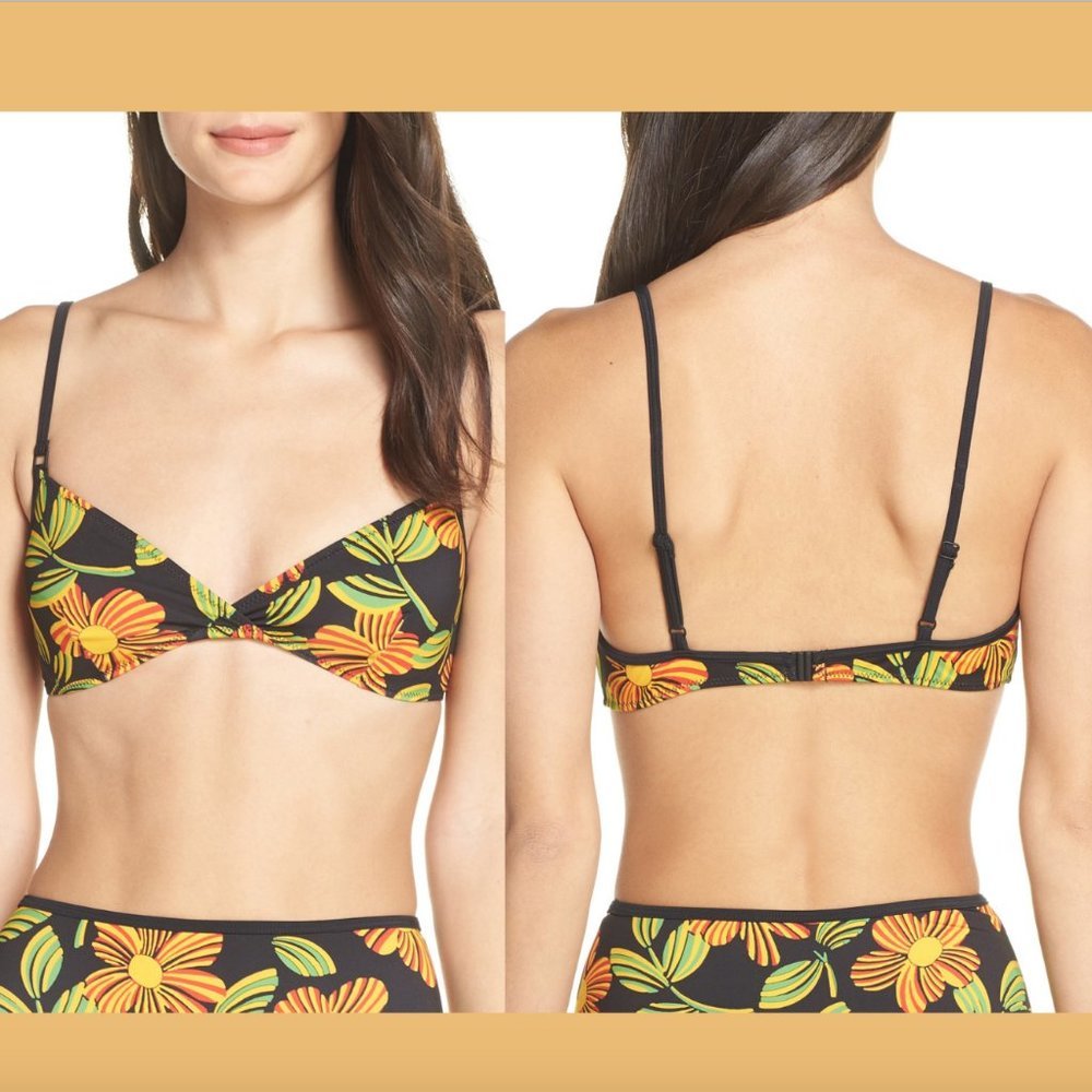 NWT $79 SOLID & STRIPED The Brigitte Bikini Top‎